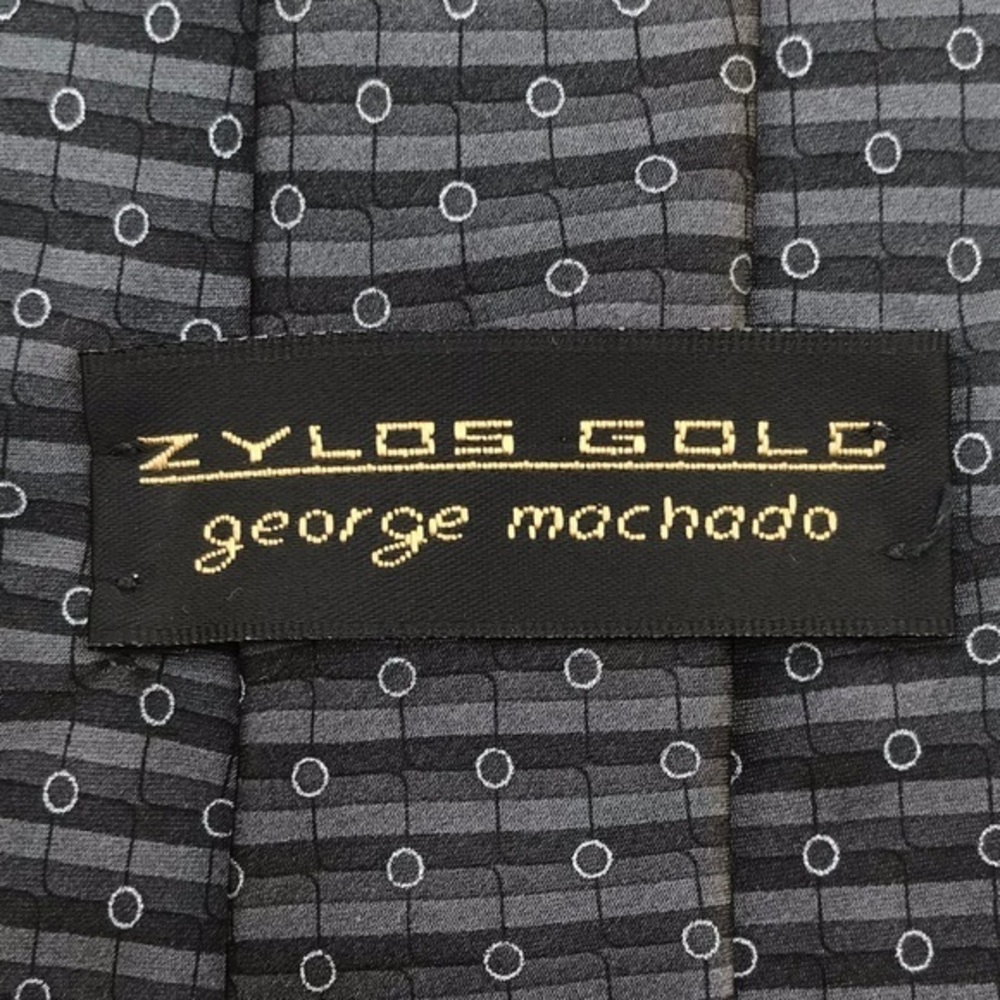 Zylos Gold George Machado Silk Tie